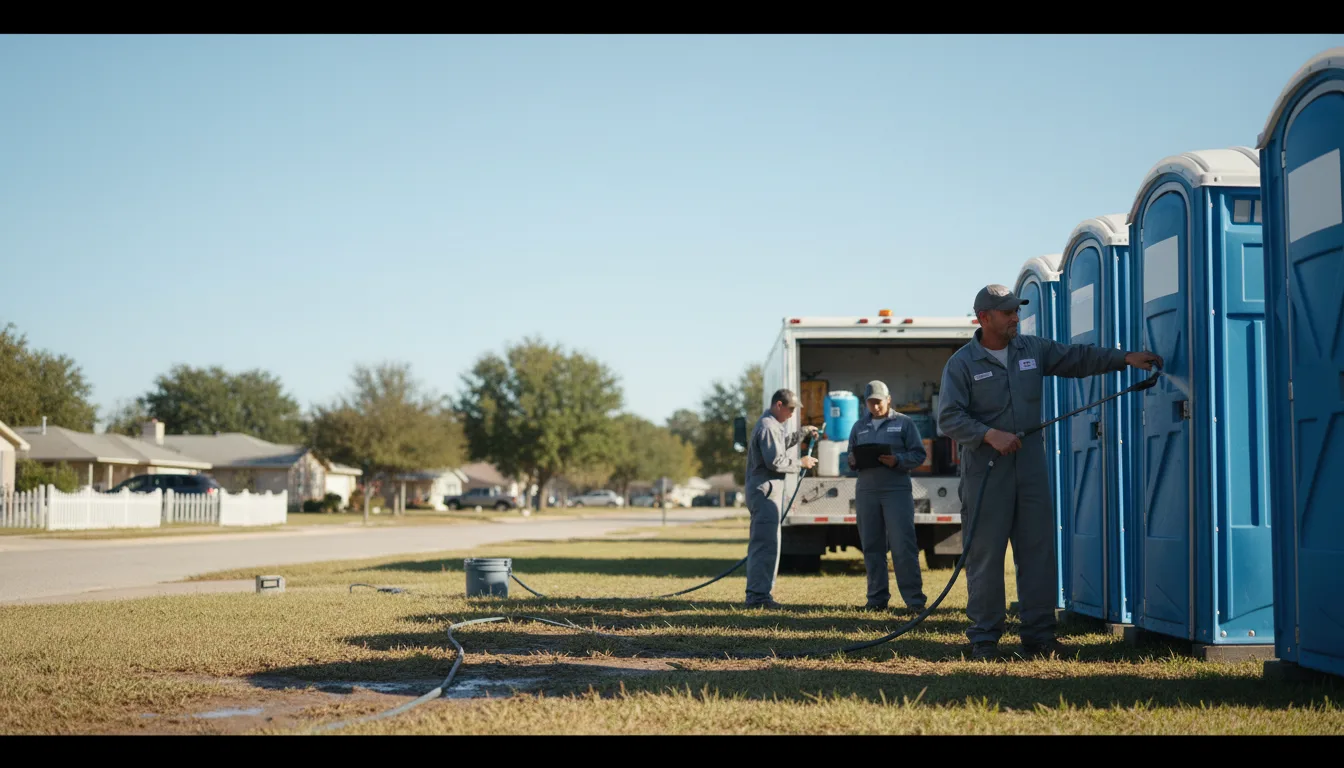 Long-Term Portable Toilet Rental in Reklaw, TX near me